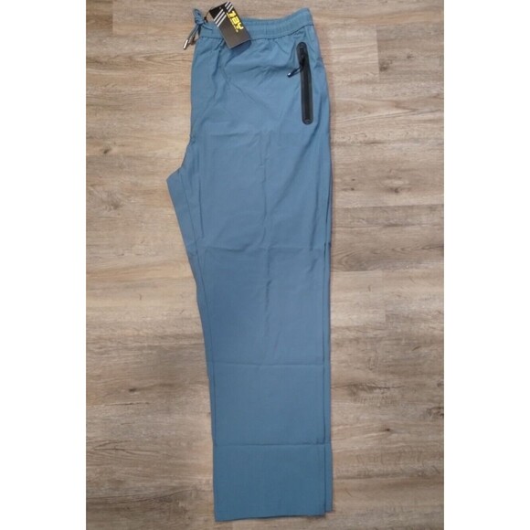 TBY Outdoor Sports Pants Mens XXL 30 Inseam Blue Stretch Waist Hiking NEW - Picture 3 of 9